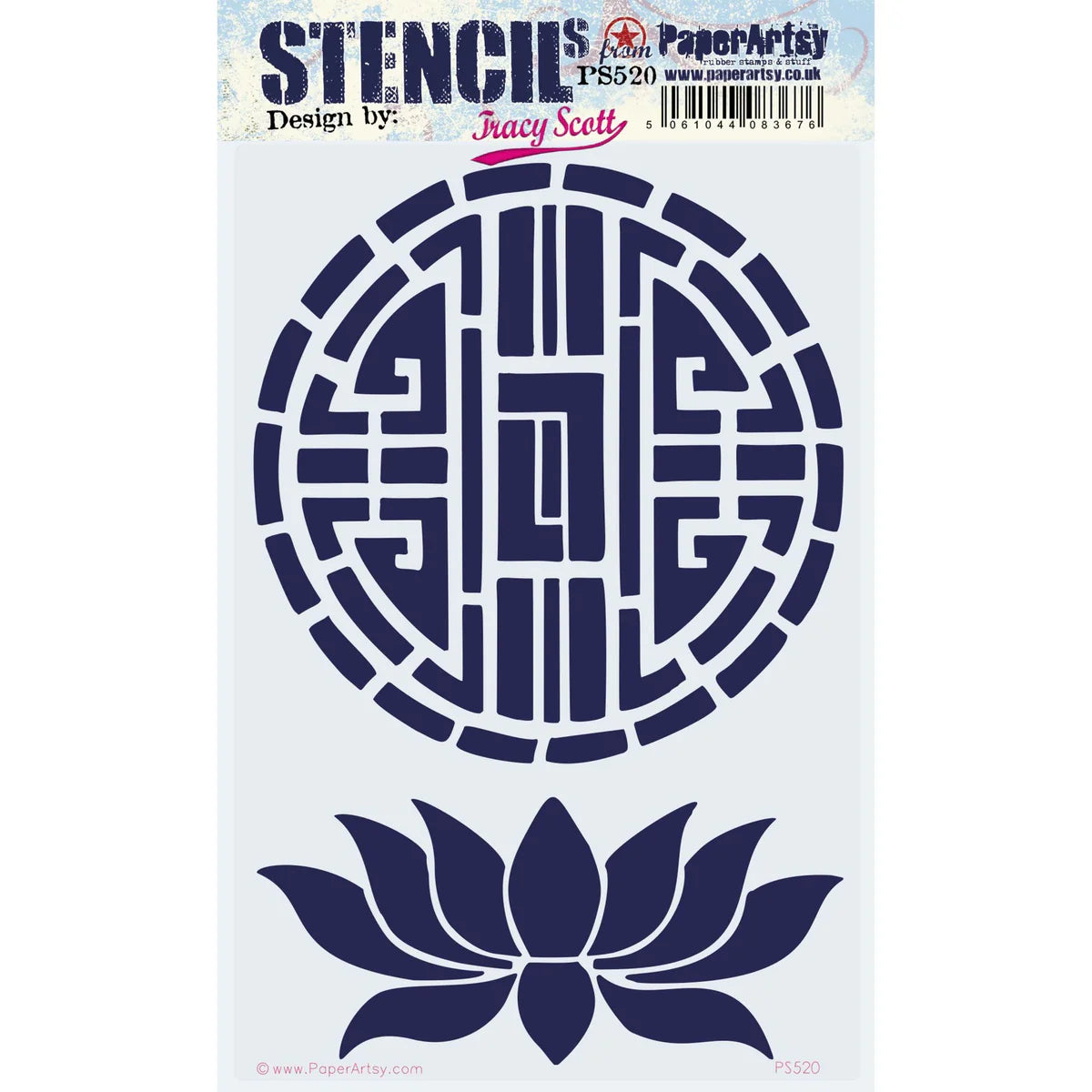 Paper Artsy - Tracy Scott -  PS520 Stencil