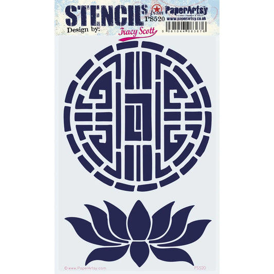 Paper Artsy - Tracy Scott -  PS520 Stencil