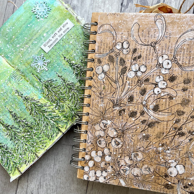 Printed Tissue - Alison Bomber - Winter Botanicals PT16