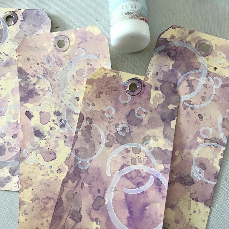 Paper Artsy Stencils Large - Alison Bomber Bubbles PS500