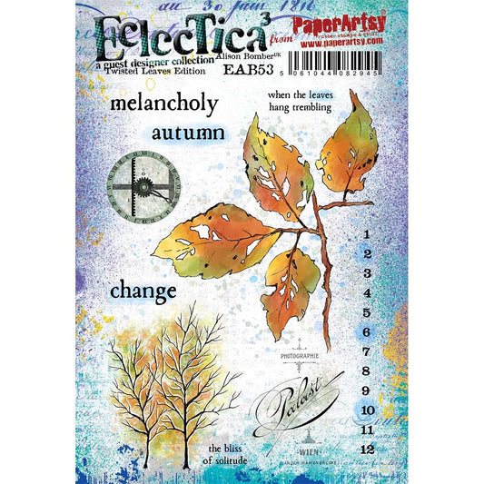 Paper Artsy Alison Bomber Twisted Leaves AB053