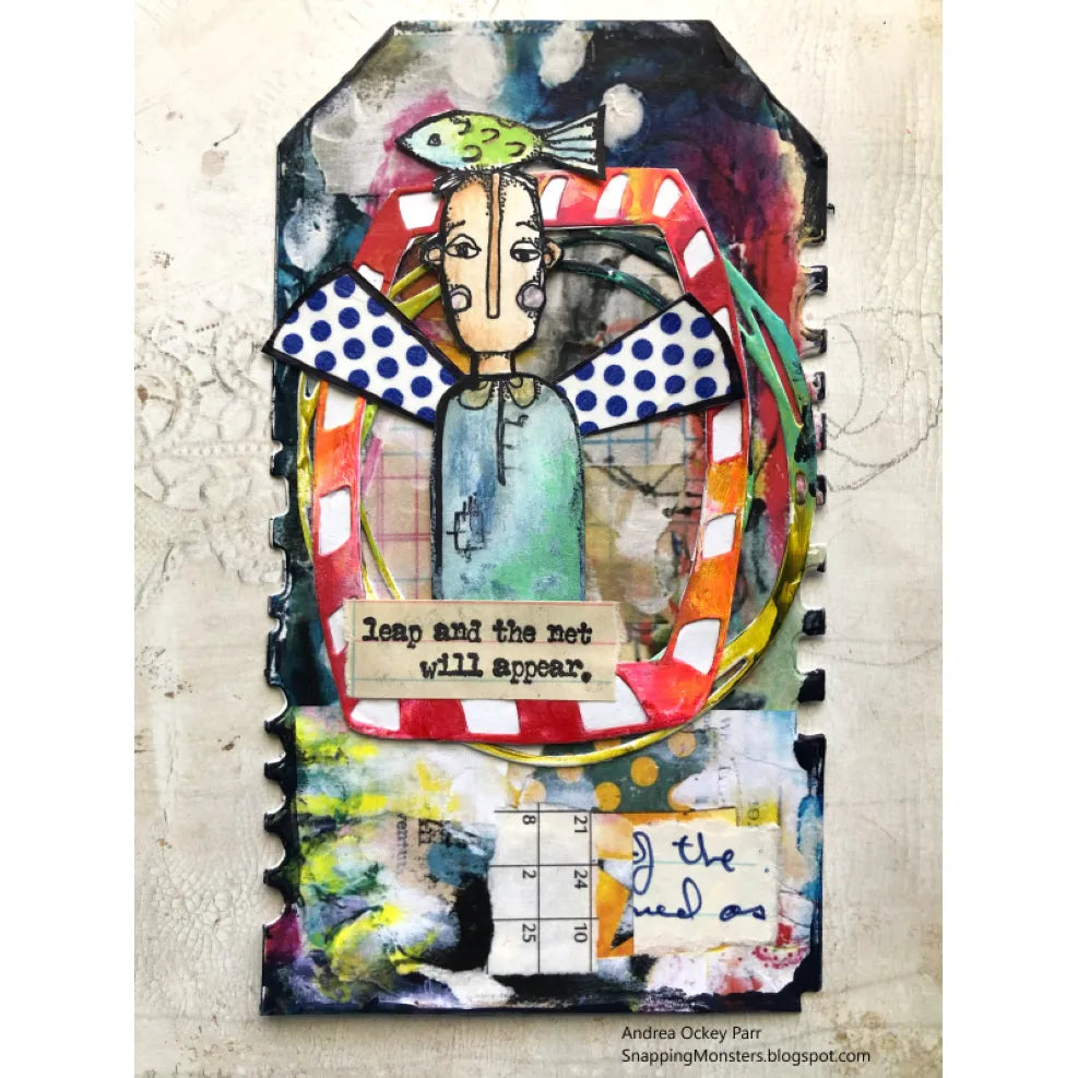Paper Artsy Stamp - Kate Crane KC006