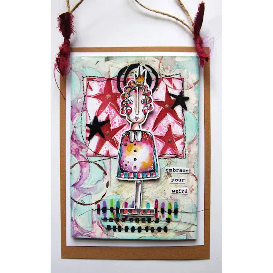 Paper Artsy Stamp - Kate Crane KC006