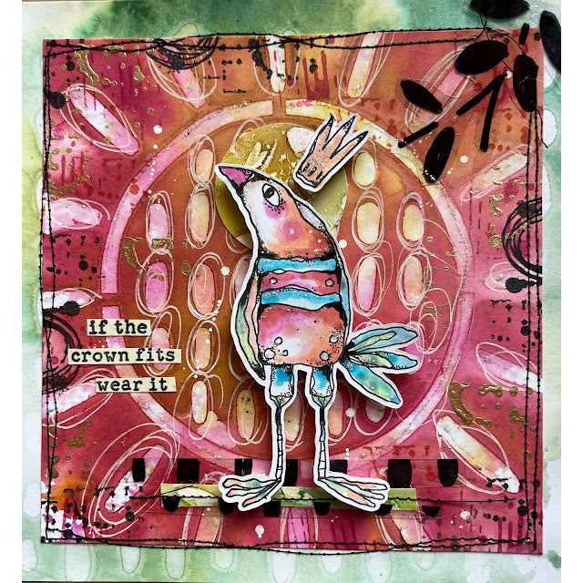 Paper Artsy Stamp - Kate Crane KC09