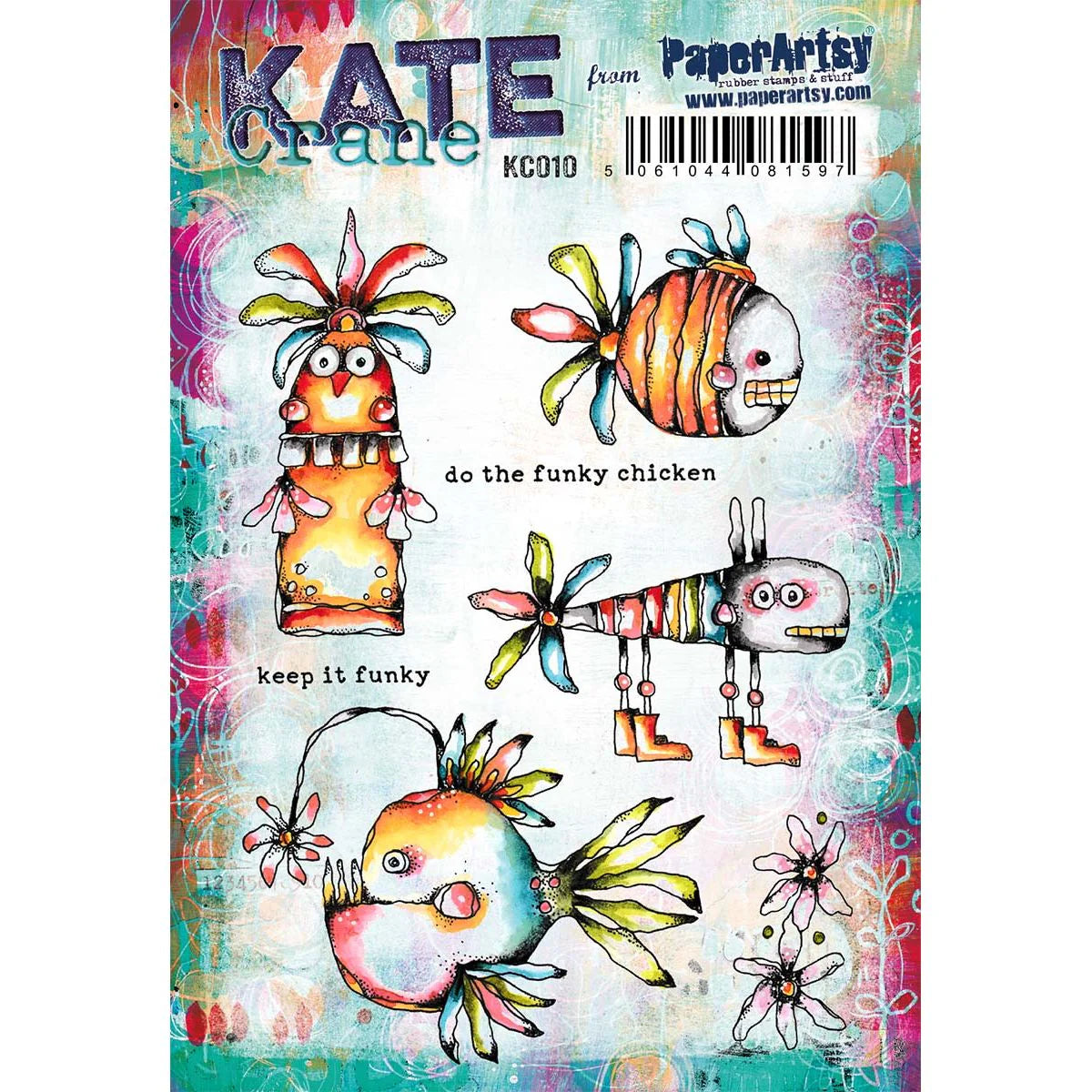 Paper Artsy Stamp - Kate Crane KC010
