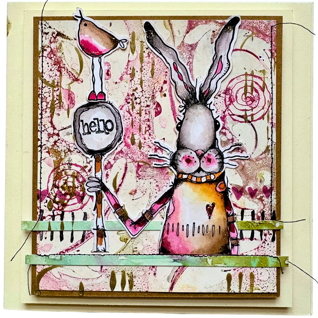 Paper Artsy Stamp - Kate Crane KC019