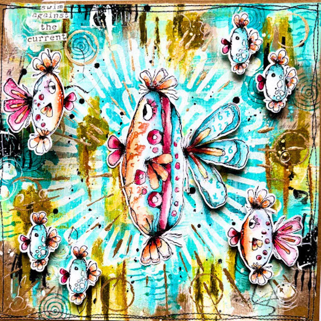 Paper Artsy Stamp - Kate Crane KC020