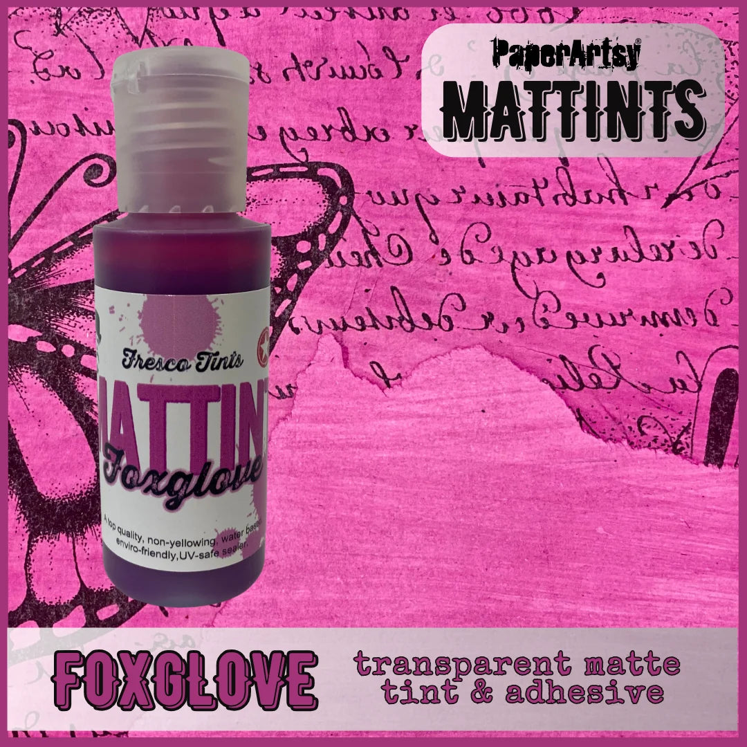 Paper Artsy Foxglove Mattint Fresco Tints