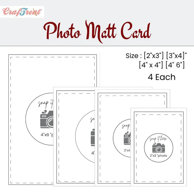 Craftreat - Photo Mat Cards