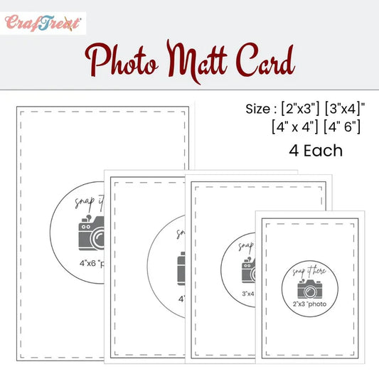 Craftreat - Photo Mat Cards