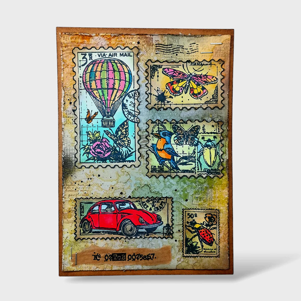 AALL & CREATE - A6 Stamps -Miniature Postage Stamp -#1443