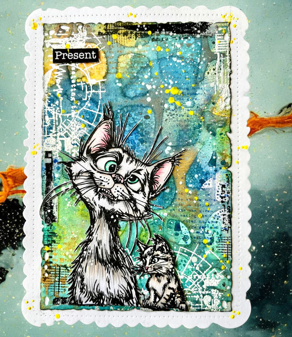 AALL & CREATE - A6 Stamps - Mischief Meow #1272