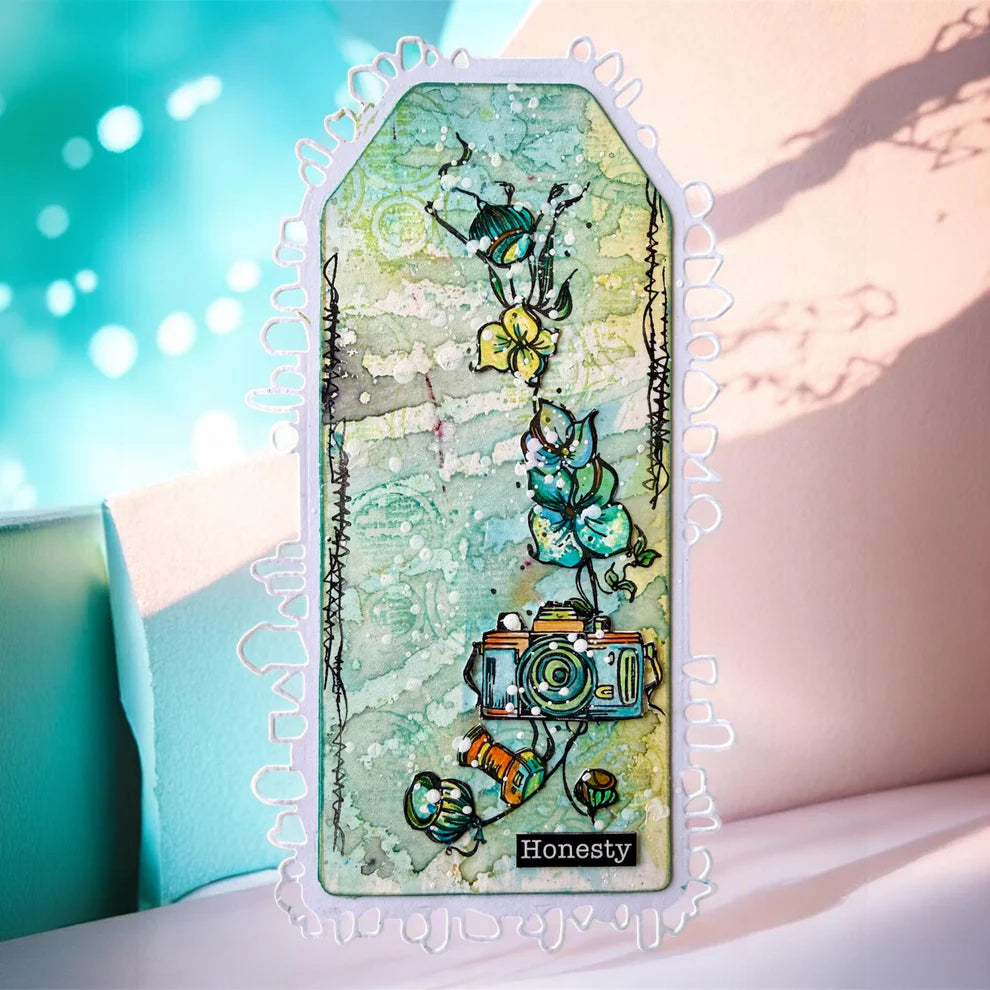 AALL & CREATE - A6 Stamps -Splatter Film #TP - 1334