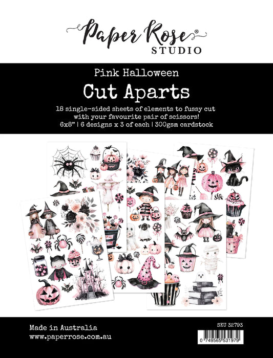 Paper Rose Cut Aparts - Pink Halloween