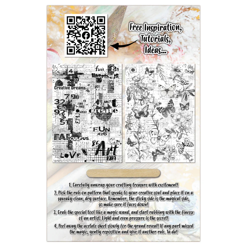 AALL & Create Rub-on Sheets Fly - Around RO-21