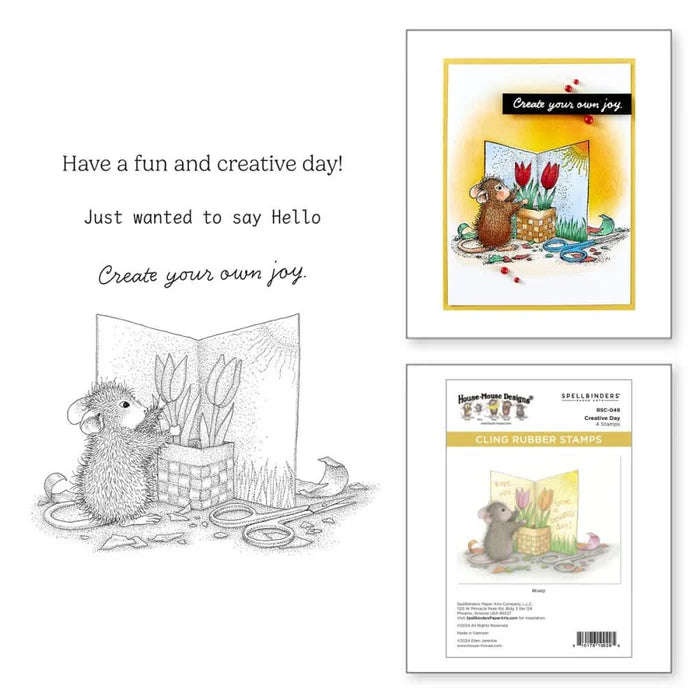 House Mouse Designs - Cling Rubber Stamps - Creative Day
