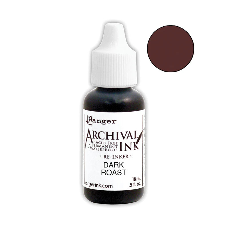 Ranger Archival Ink - Re-Inker  Dark Roast