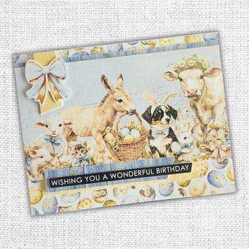 Paper Rose - Papercuts Card Making Kits - March 2025 Rustic Spring