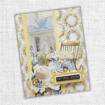 Paper Rose - Papercuts Card Making Kits - March 2025 Rustic Spring