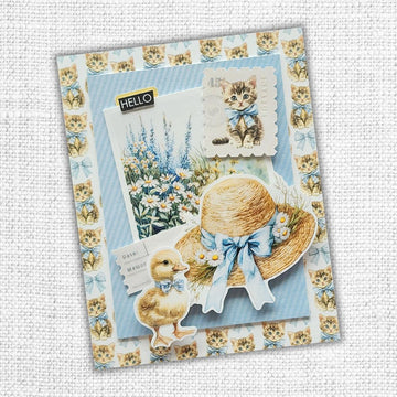 Paper Rose - Papercuts Card Making Kits - March 2025 Rustic Spring