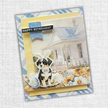 Paper Rose - Papercuts Card Making Kits - March 2025 Rustic Spring