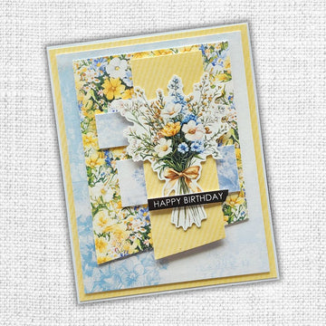 Paper Rose - Papercuts Card Making Kits - March 2025 Rustic Spring