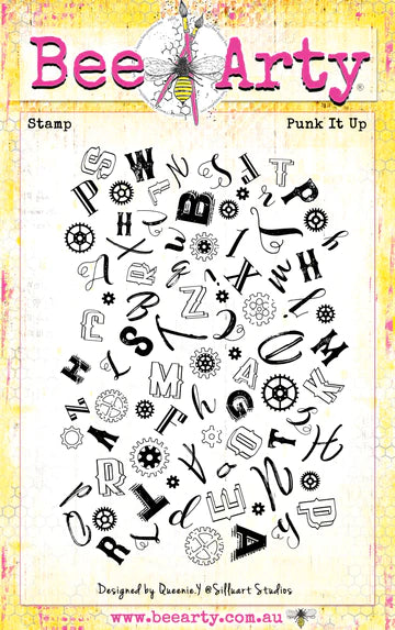 Bee Arty Acrylic Stamps - Punk It Up