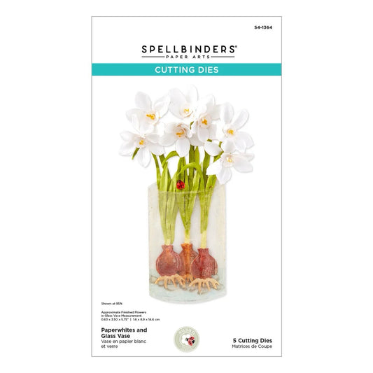 Spellbinders- Paper Arts -  Cutting Dies - Paperwhites And Glass Vase