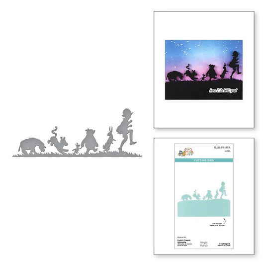 Spellbinders- Paper Arts -  Cutting Dies - Pooh & Friends Silhouette