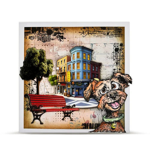 AALL & CREATE - Ephemera Die Cuts  - Playful Streets # EP-86
