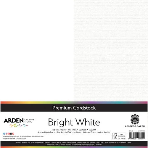 Arden Premium Cardstock - Bright White