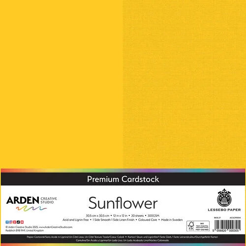Arden Premium Cardstock - Sunflower