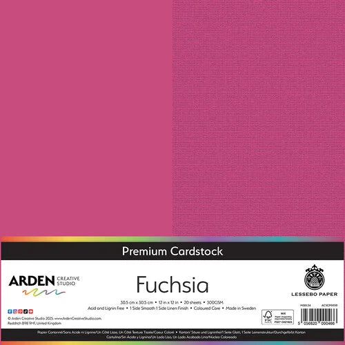 Arden Premium Cardstock - Fuchsia