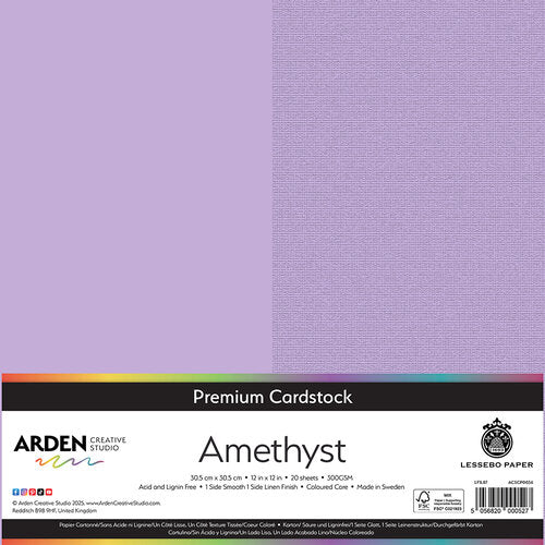 Arden Premium Cardstock -Amethyst