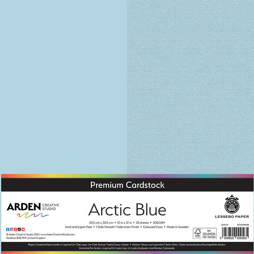 Arden Premium Cardstock - Arctic Blue