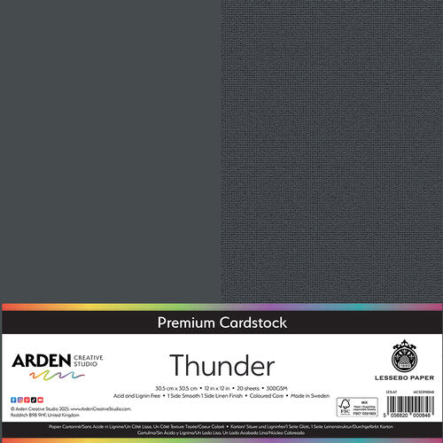 Arden Premium Cardstock - Thunder