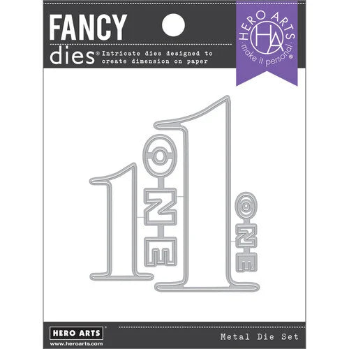 Hero Arts - Die Set - Number One Fancy Die