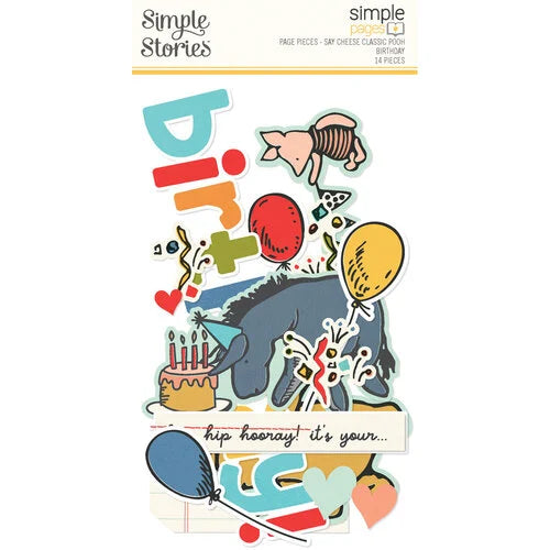 Simple Stories - Say Cheese Classic Pooh Birthday 14 Pieces