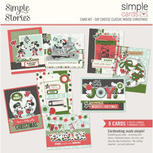 Simple Stories - Say Cheese Classic Mouse Christmas Card Kit