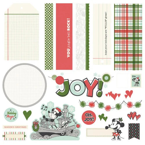Simple Stories - Say Cheese Classic Mouse Christmas Card Kit