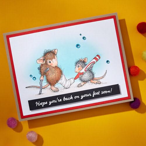 House Mouse Designs - Cling Rubber Stamps - Healing Thoughts