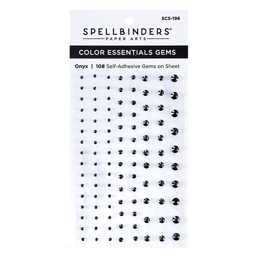 Spellbinders- Paper Arts - Colour Essentials Gems -Onyx