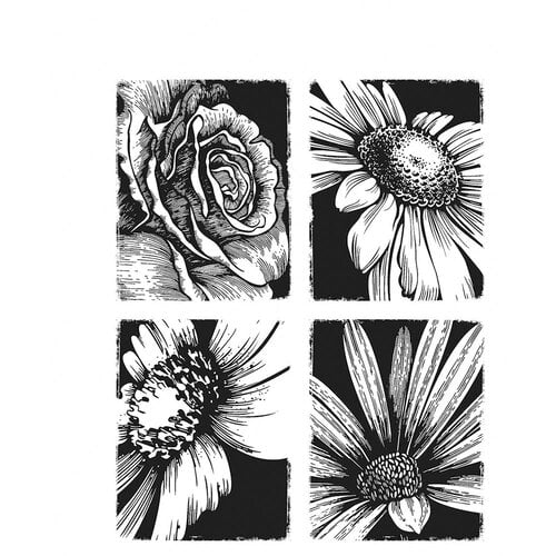 Tim Holtz® Stampers Anonymous Rubber Stamps - Cling Mount - Bold Botanicals