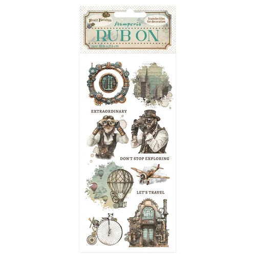 Stamperia - Rub On - Voyages Fantastiques - Mechanical Wonders