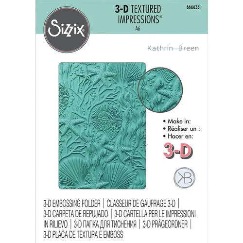 Sizzix - 3D Texture Impressions A6 Under The Sea