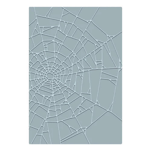 Sizzix - 3D Textured Fades Large A5 2-D Embossing Folder Vault Cobwebs