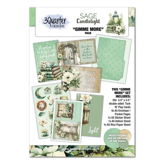 3 Quarter Designs - Sage Candlelight Gimme More Pack