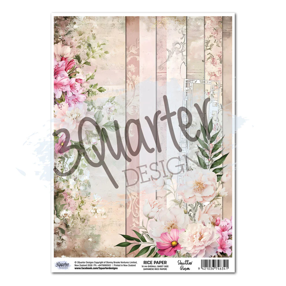 3 Quarter Designs - Rice Paper  - Shutter Glam