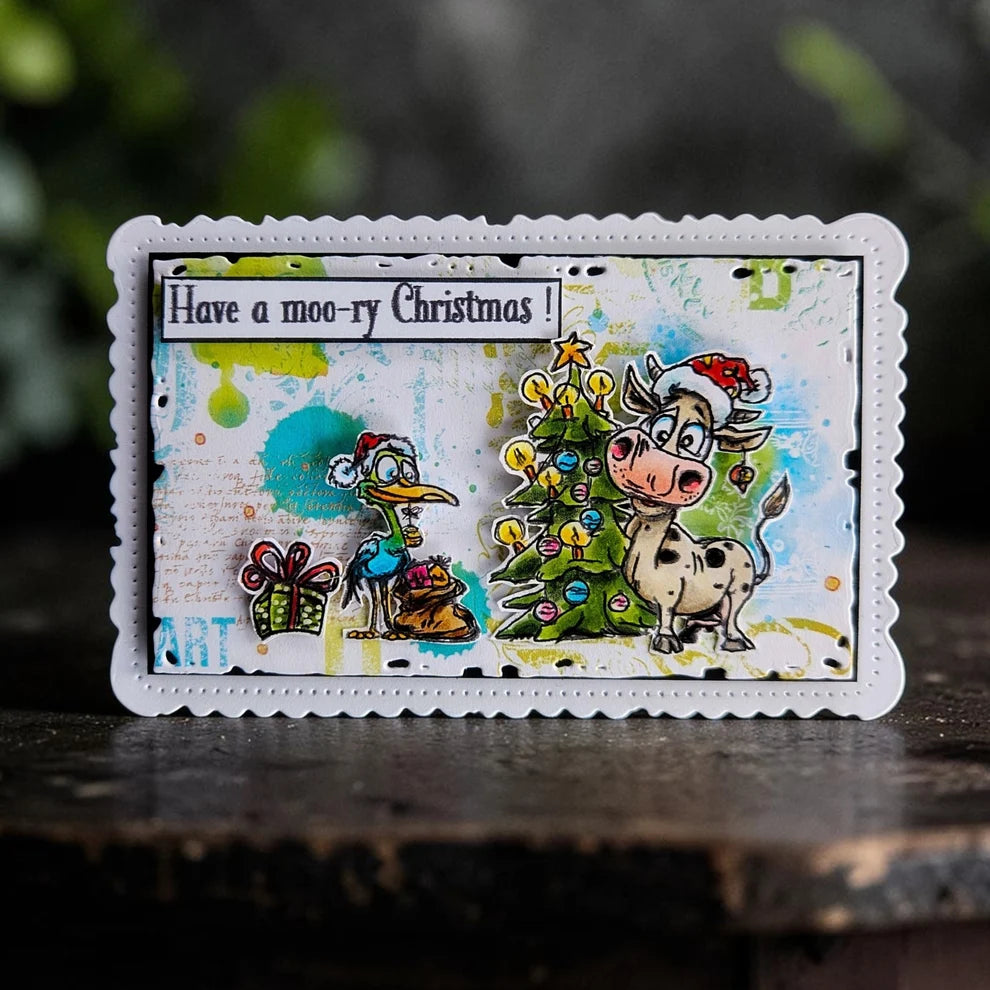 AALL & CREATE - A6 Stamps -Chickmas Chaos # 1494