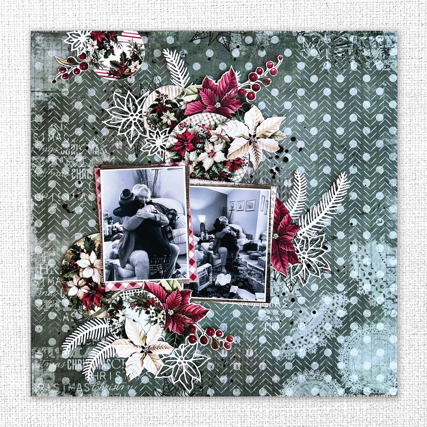 Paper Rose - Christmas Holly Basics 12 x 12  Paper Collection